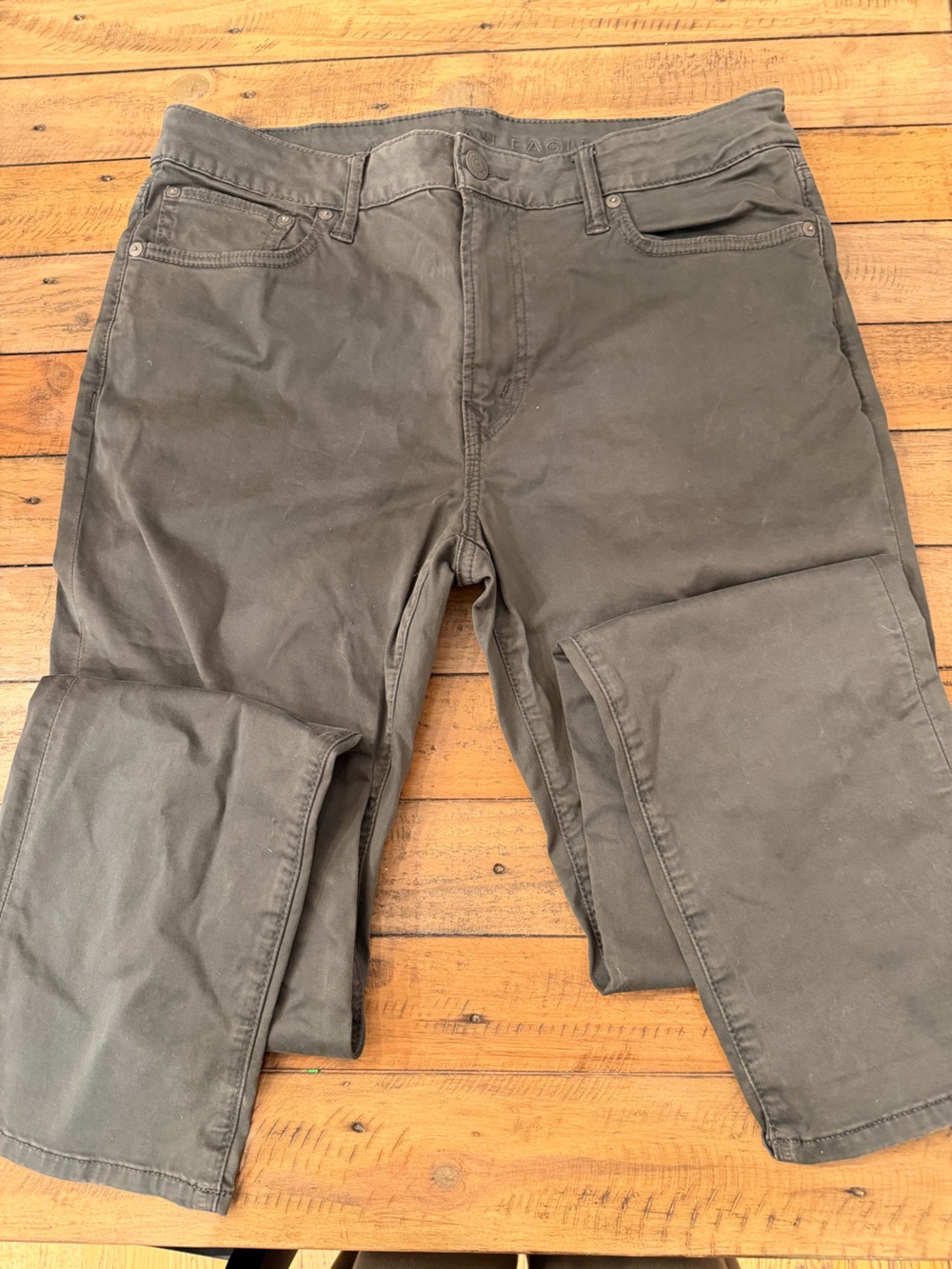 American Eagle Outfitters Olive-Green Chino Pants